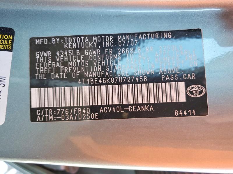 2007 Toyota Camry ce