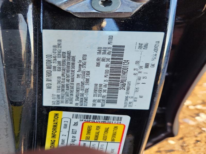 2017 Ford Fusion se Hybrid