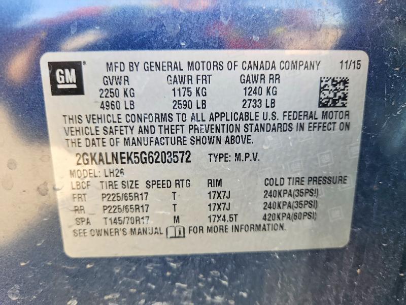 2016 GMC Terrain sle