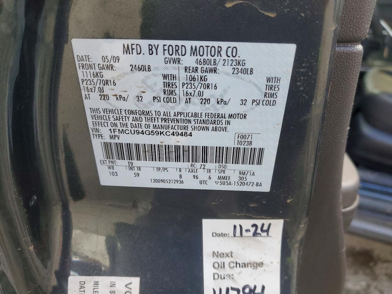 2009 Ford Escape Limited