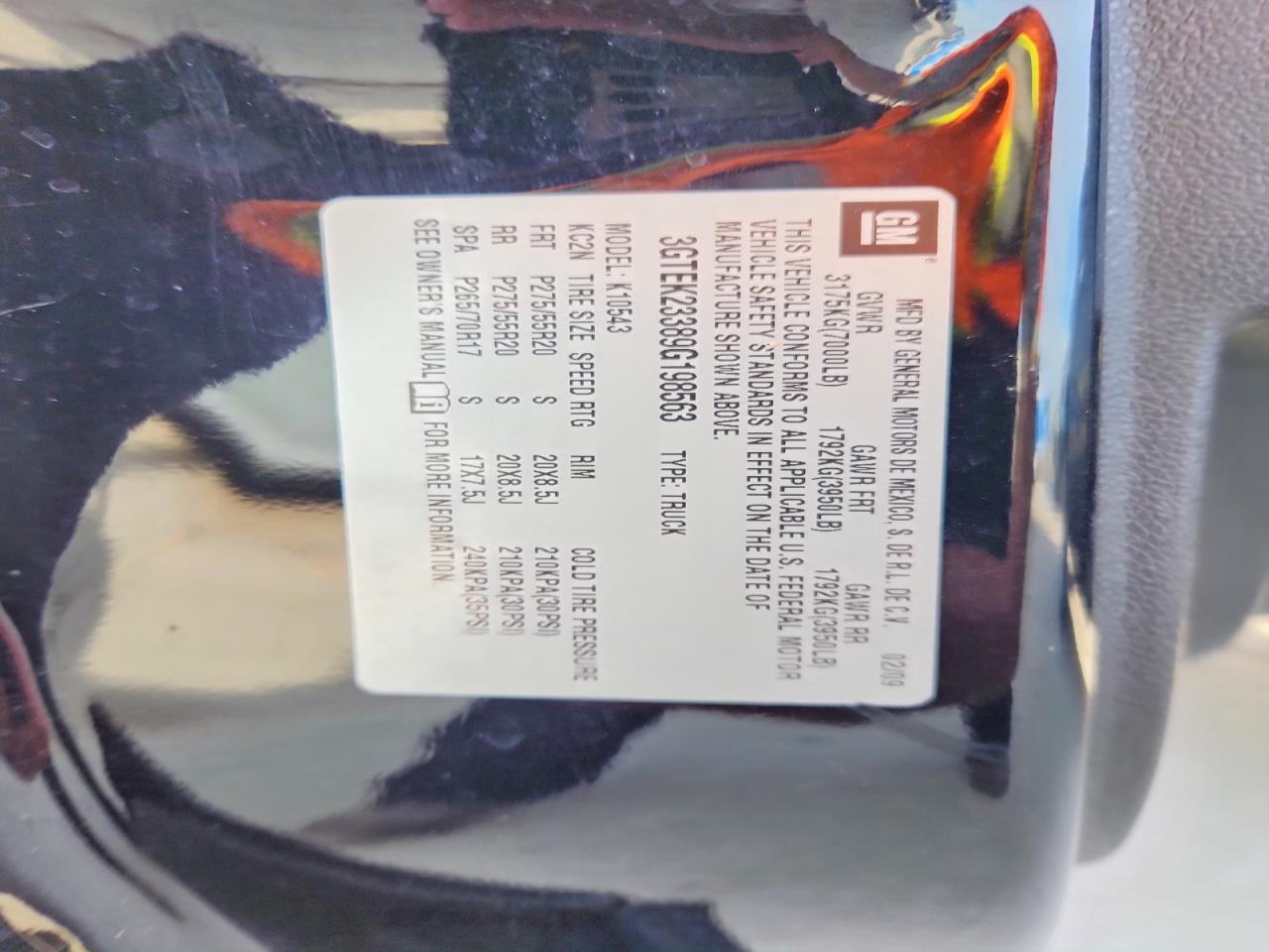 2009 GMC Sierra K1500 SLE