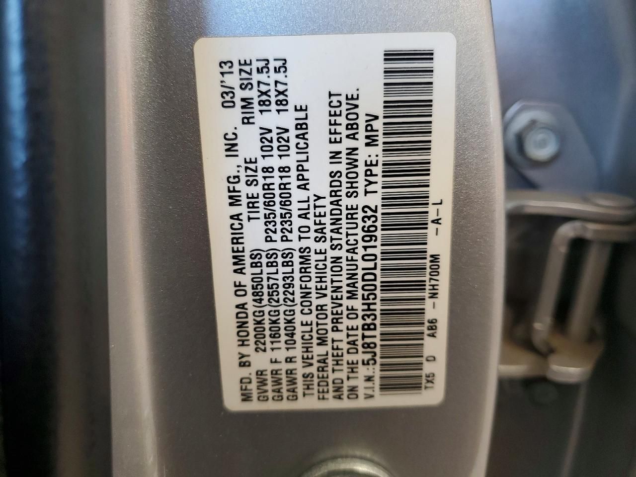 2013 Acura Rdx Technology