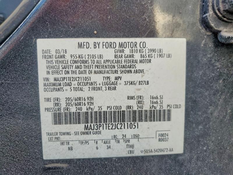 2018 Ford Ecosport se