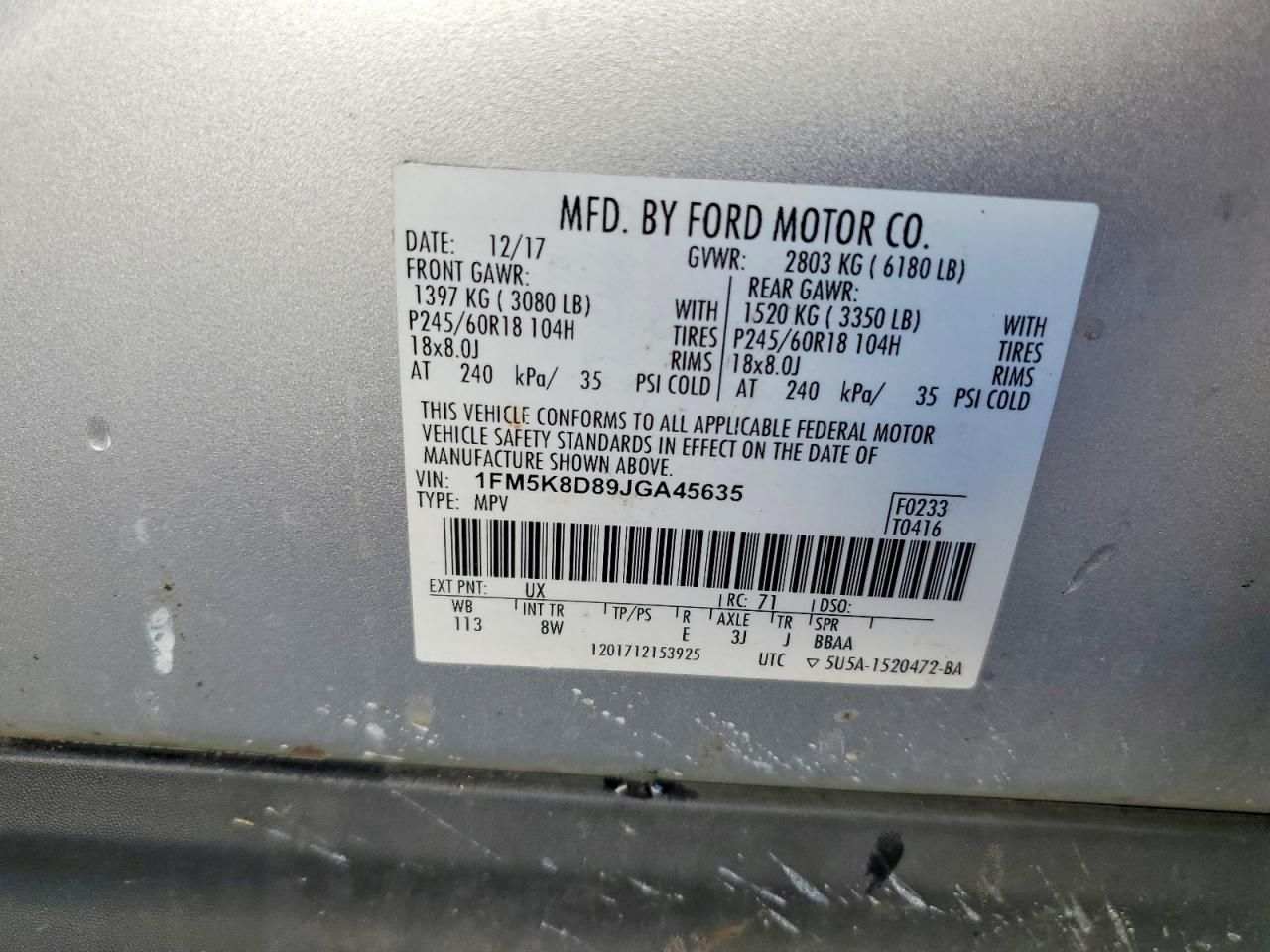 2018 Ford Explorer xlt