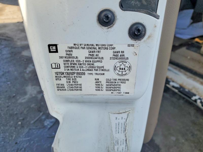 2002 GMC Sierra K1500 Heavy Duty