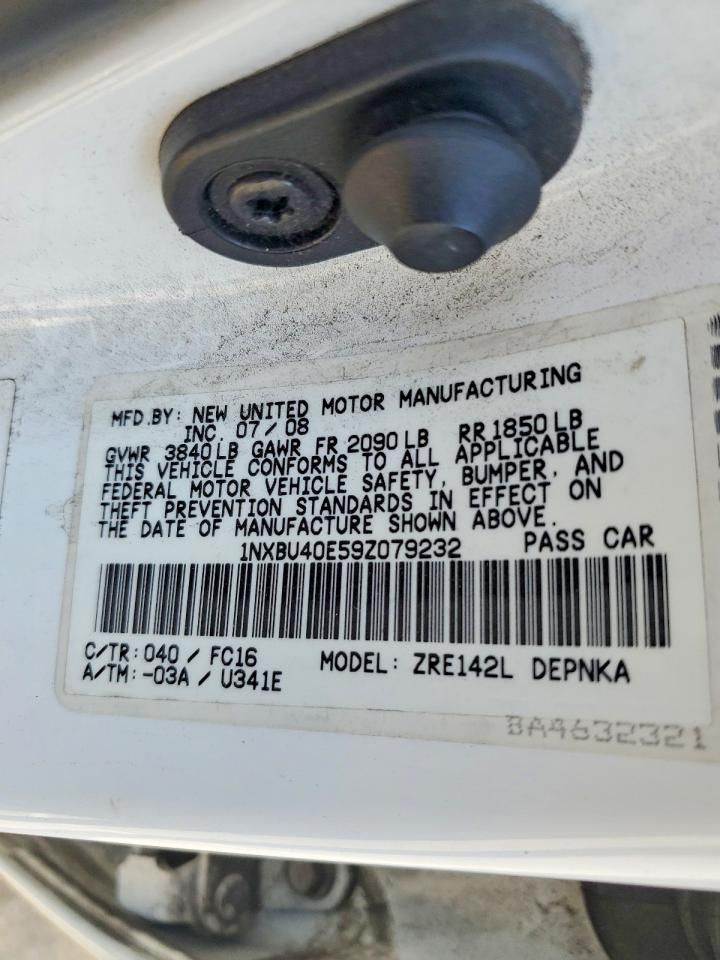 2009 Toyota Corolla Base