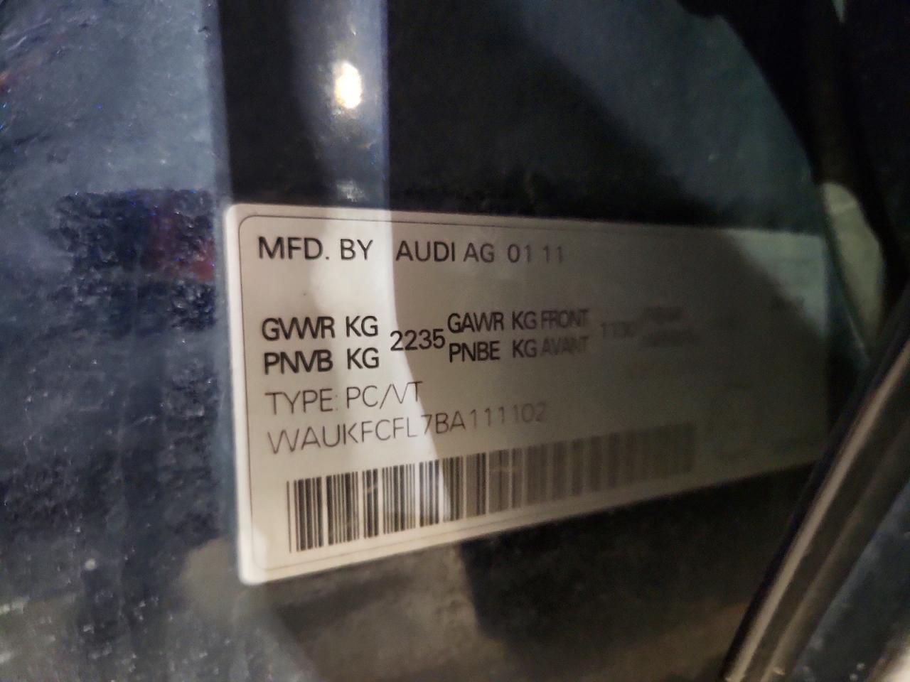 2011 Audi A4 Prestige