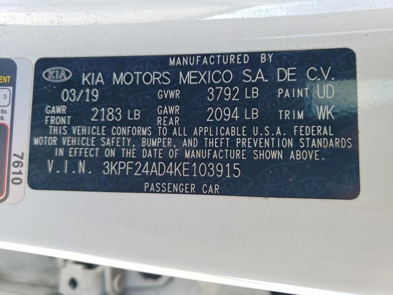 2019 KIA Forte