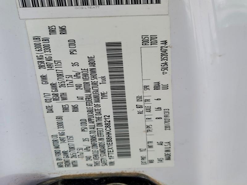 2017 Ford F150 Super cab