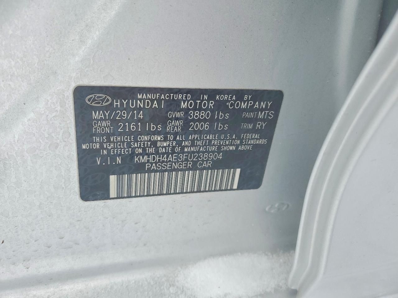 2015 Hyundai Elantra se