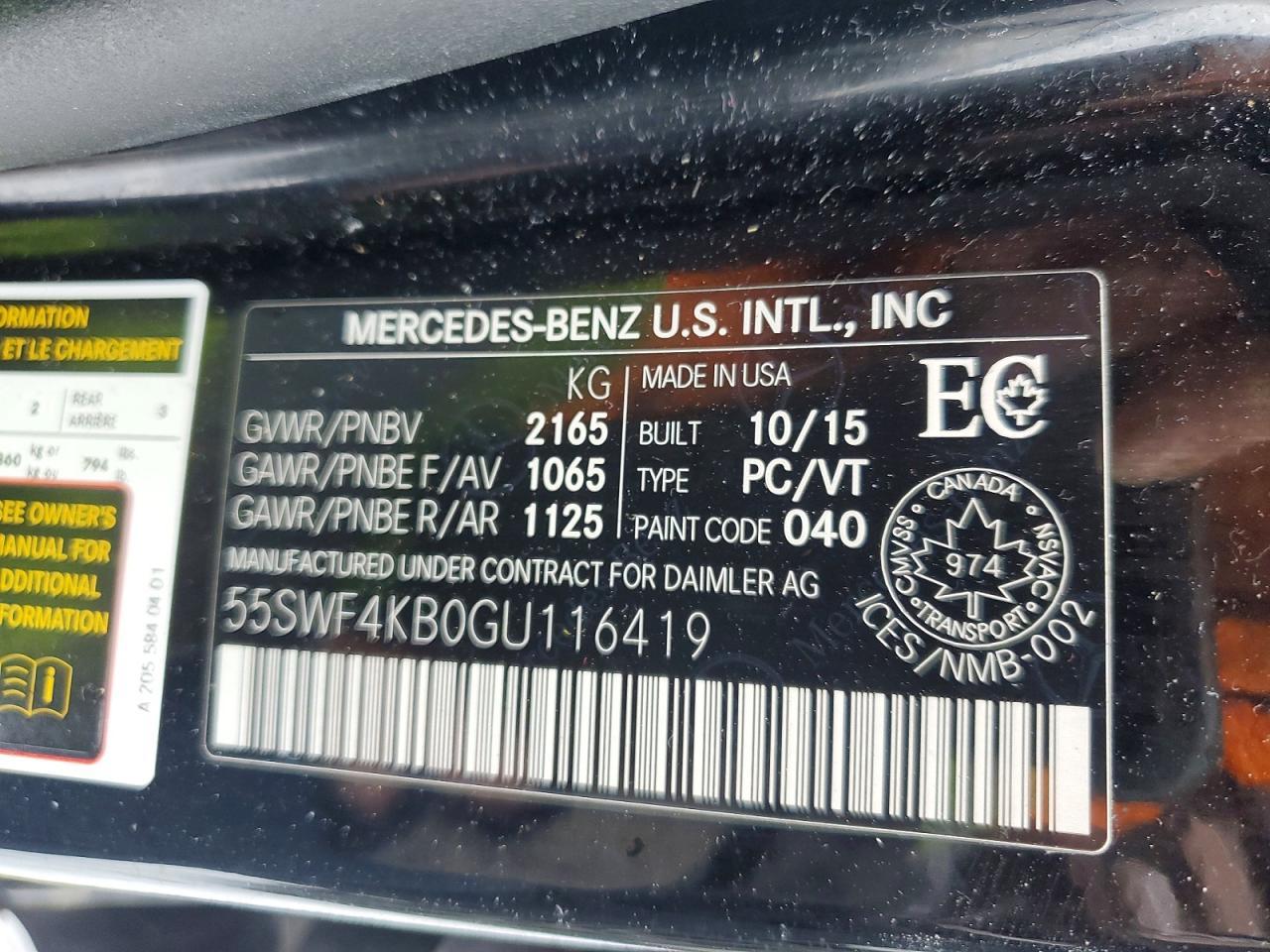 2016 Mercedes-Benz C 300 4matic