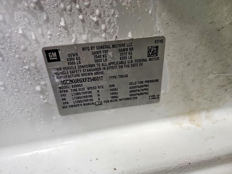 2015 Chevrolet Silverado K2500 Heavy Duty