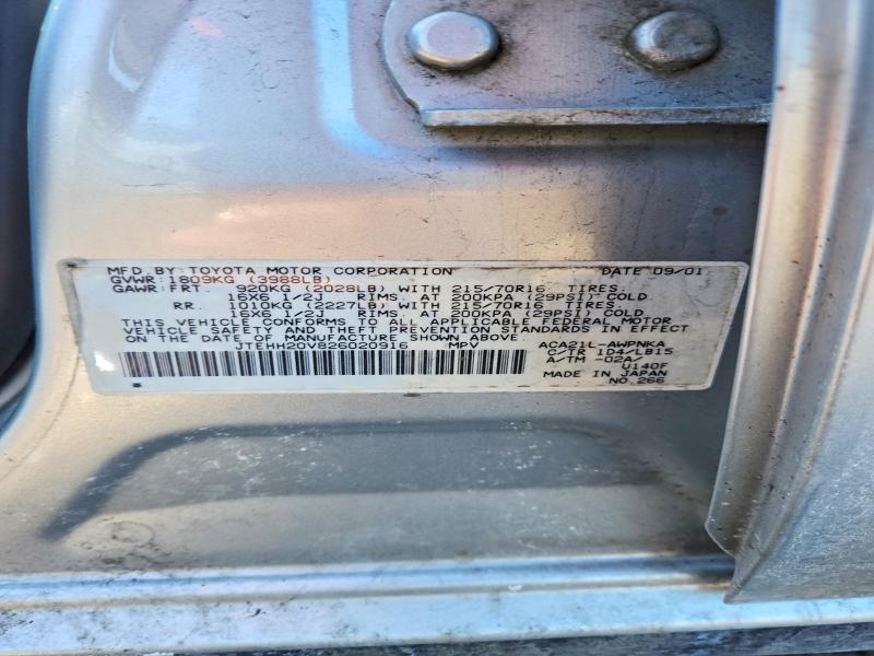 2002 Toyota Rav4 Base