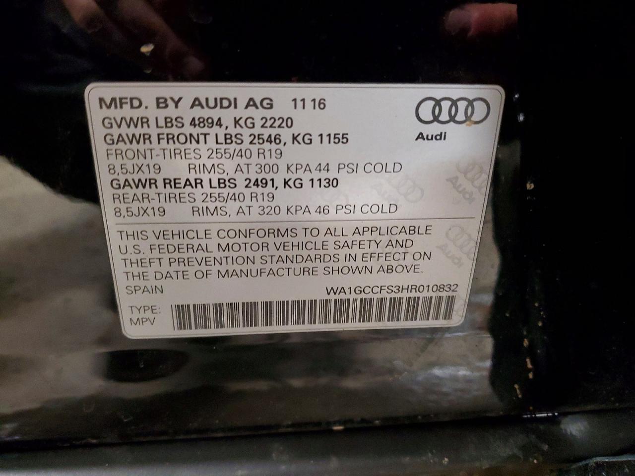 2017 Audi Q3 Prestige