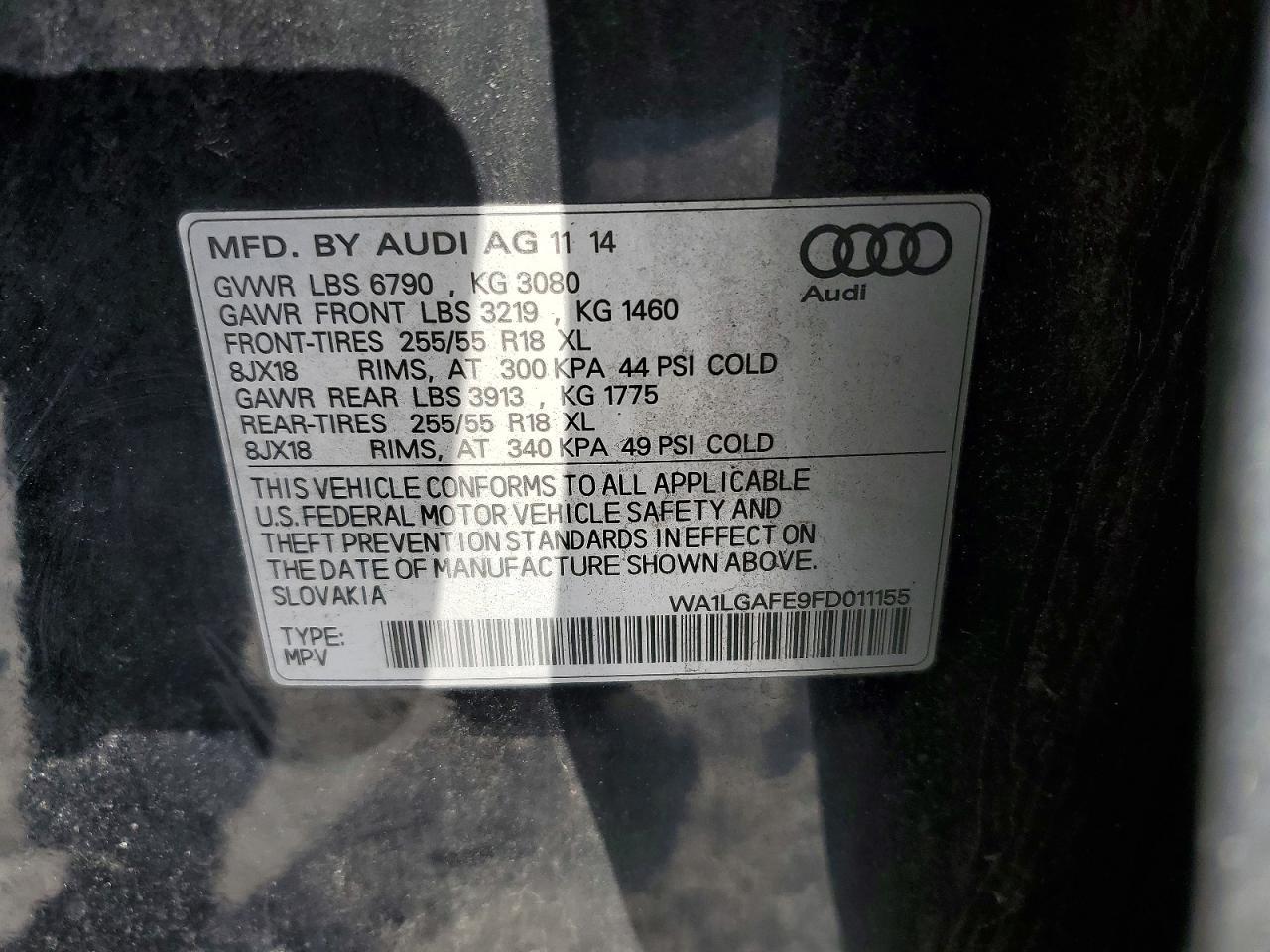 2015 Audi Q7 Premium Plus