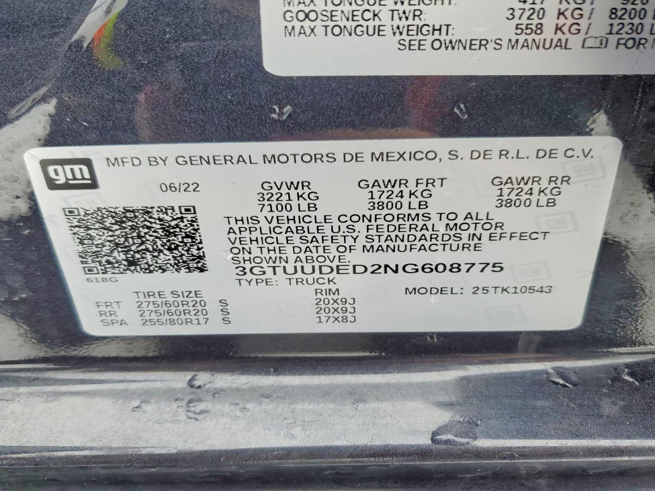 2022 GMC Sierra K1500 slt