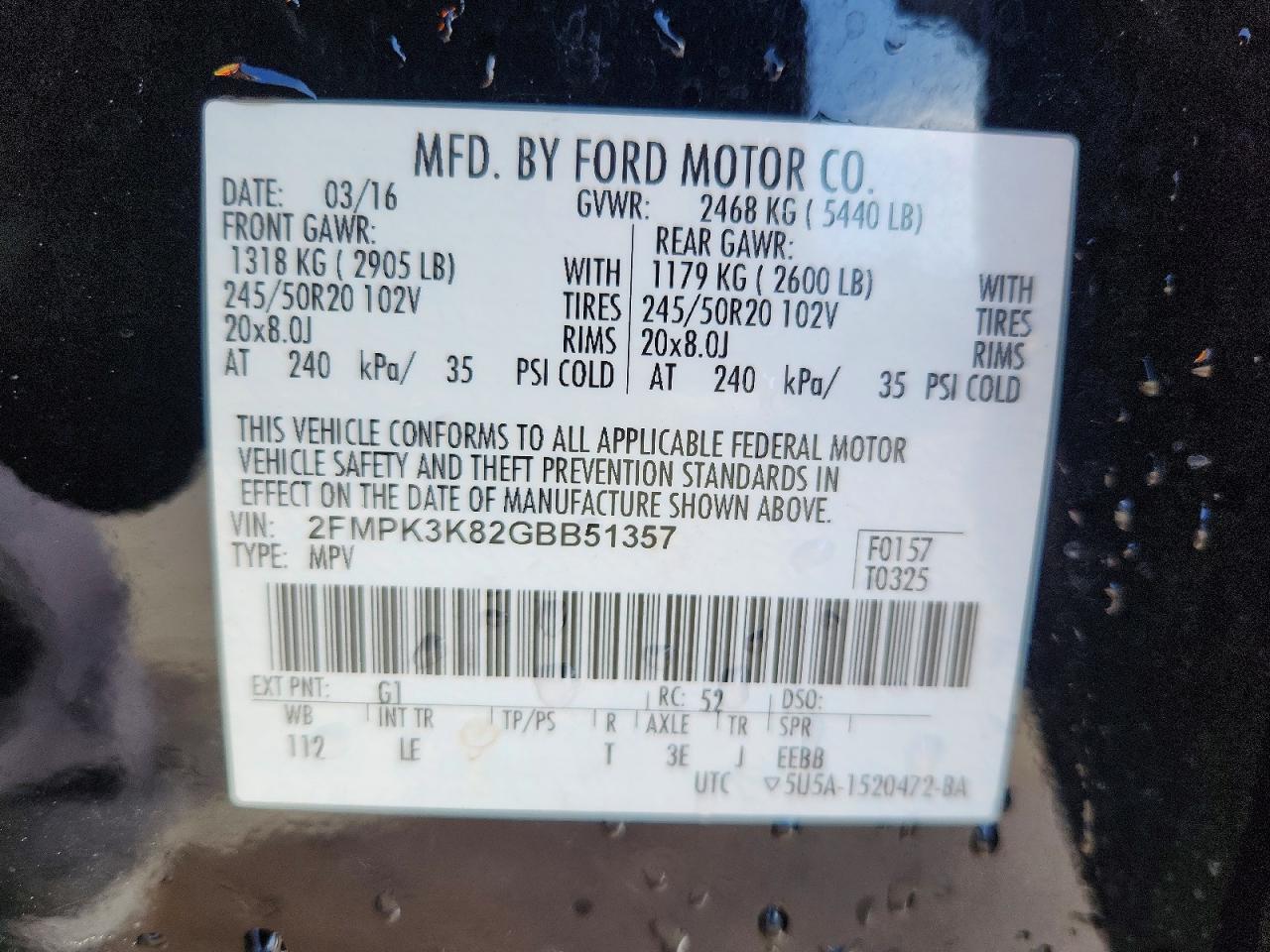 2016 Ford Edge Titanium