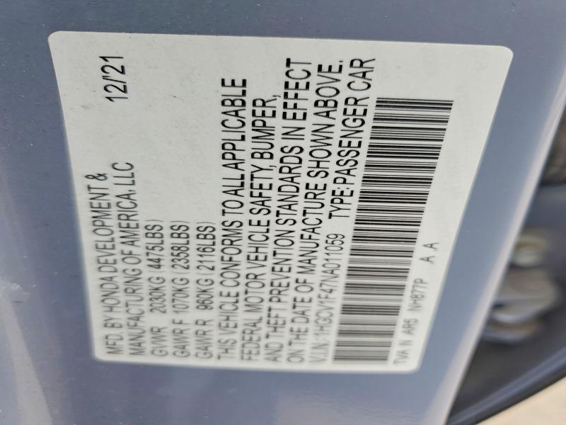 2022 Honda Accord Sport se