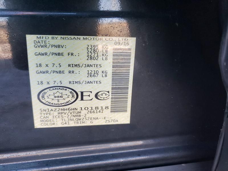 2017 Nissan Murano s