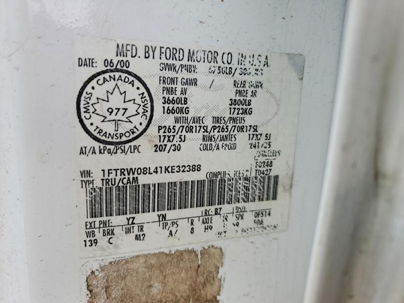 2001 Ford F150 Supercrew