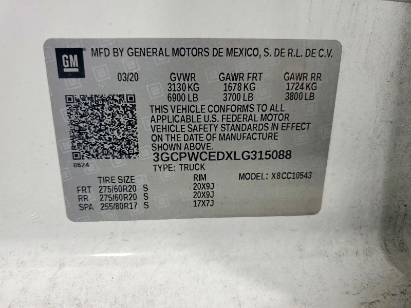 2020 Chevrolet Silverado C1500 LT