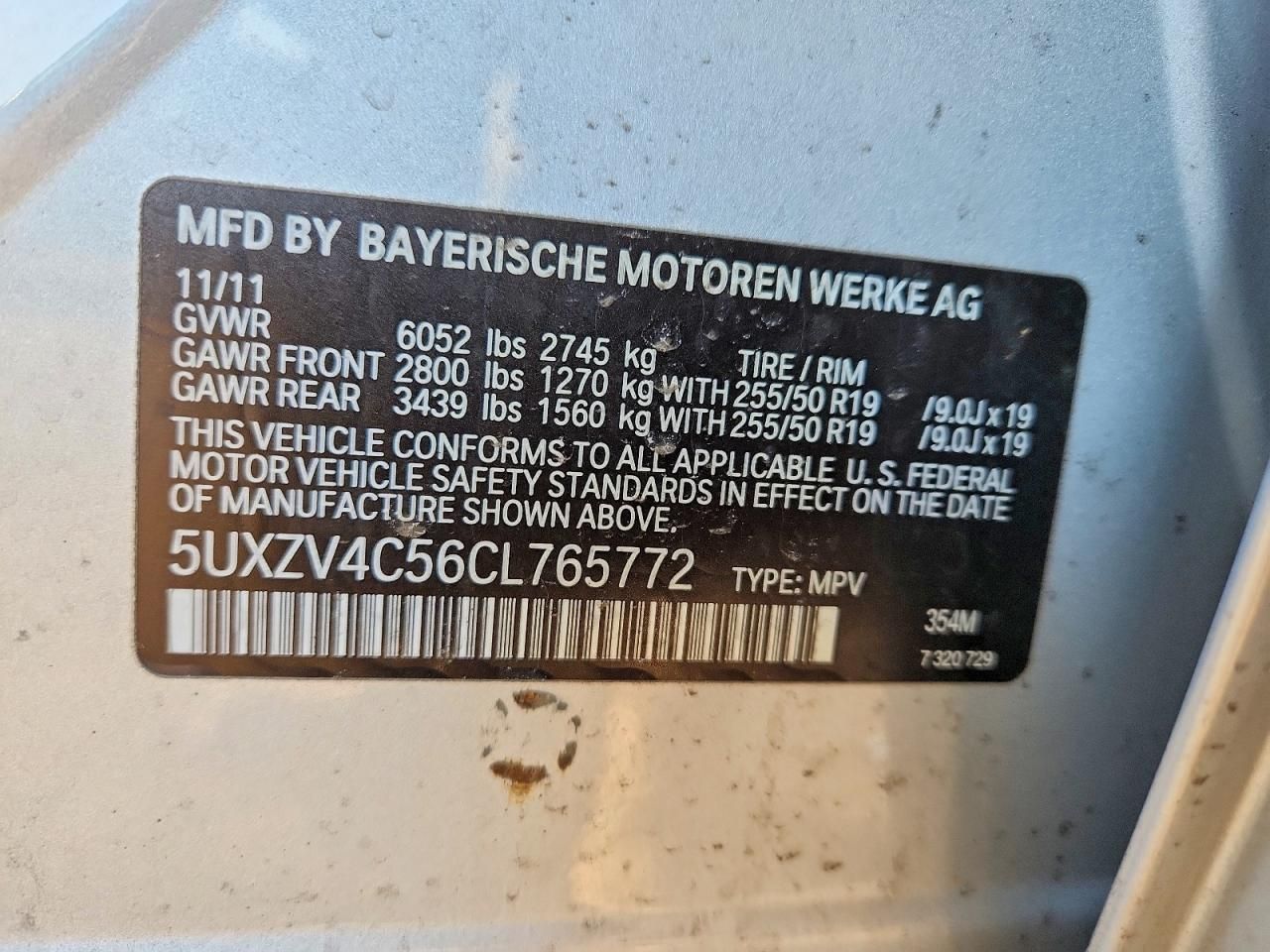 2012 BMW X5 Xdrive35i