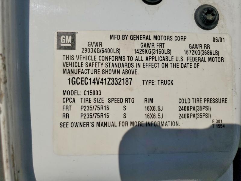 2001 Chevrolet Silverado C1500