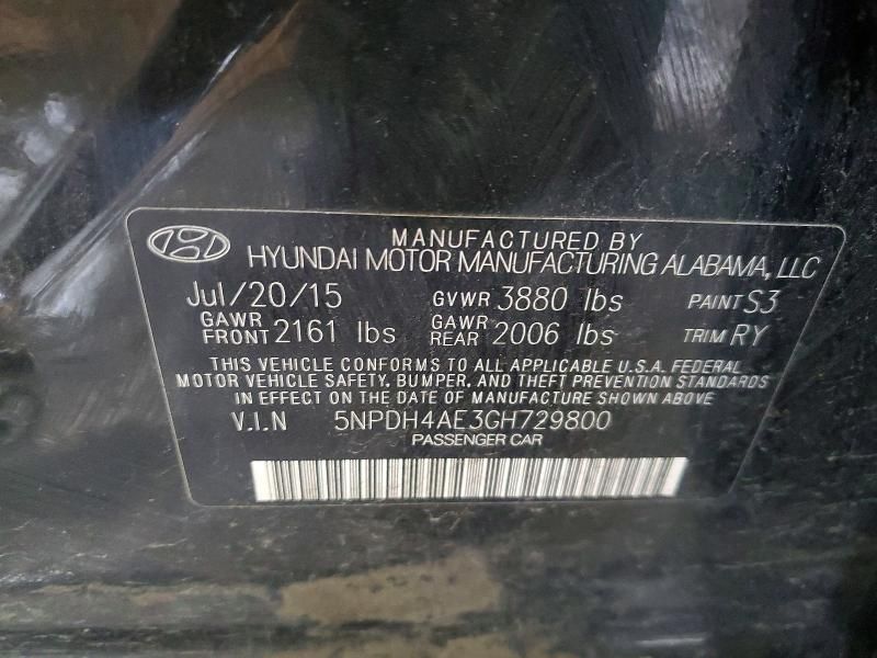 2016 Hyundai Elantra se