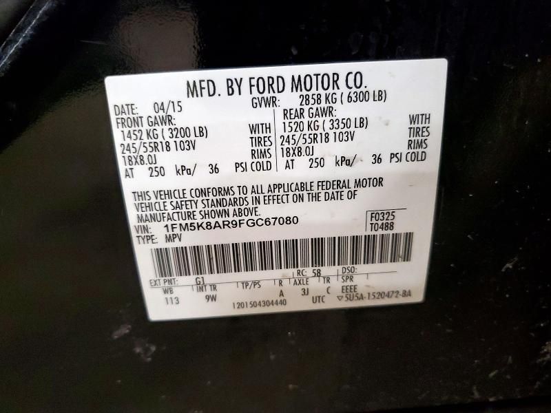 2015 Ford Explorer Police Interceptor