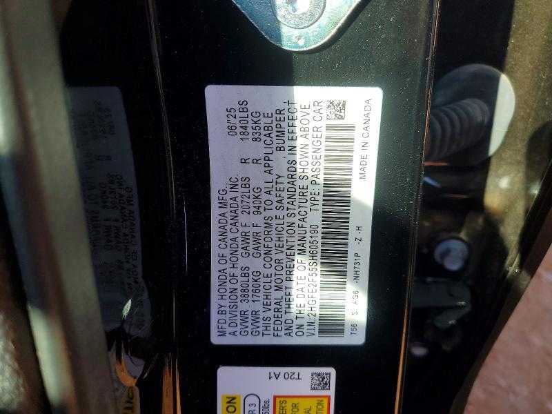 2025 Honda Civic Sport