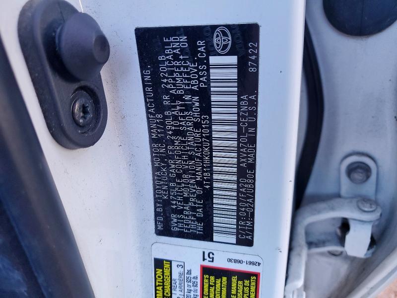 2019 Toyota Camry l