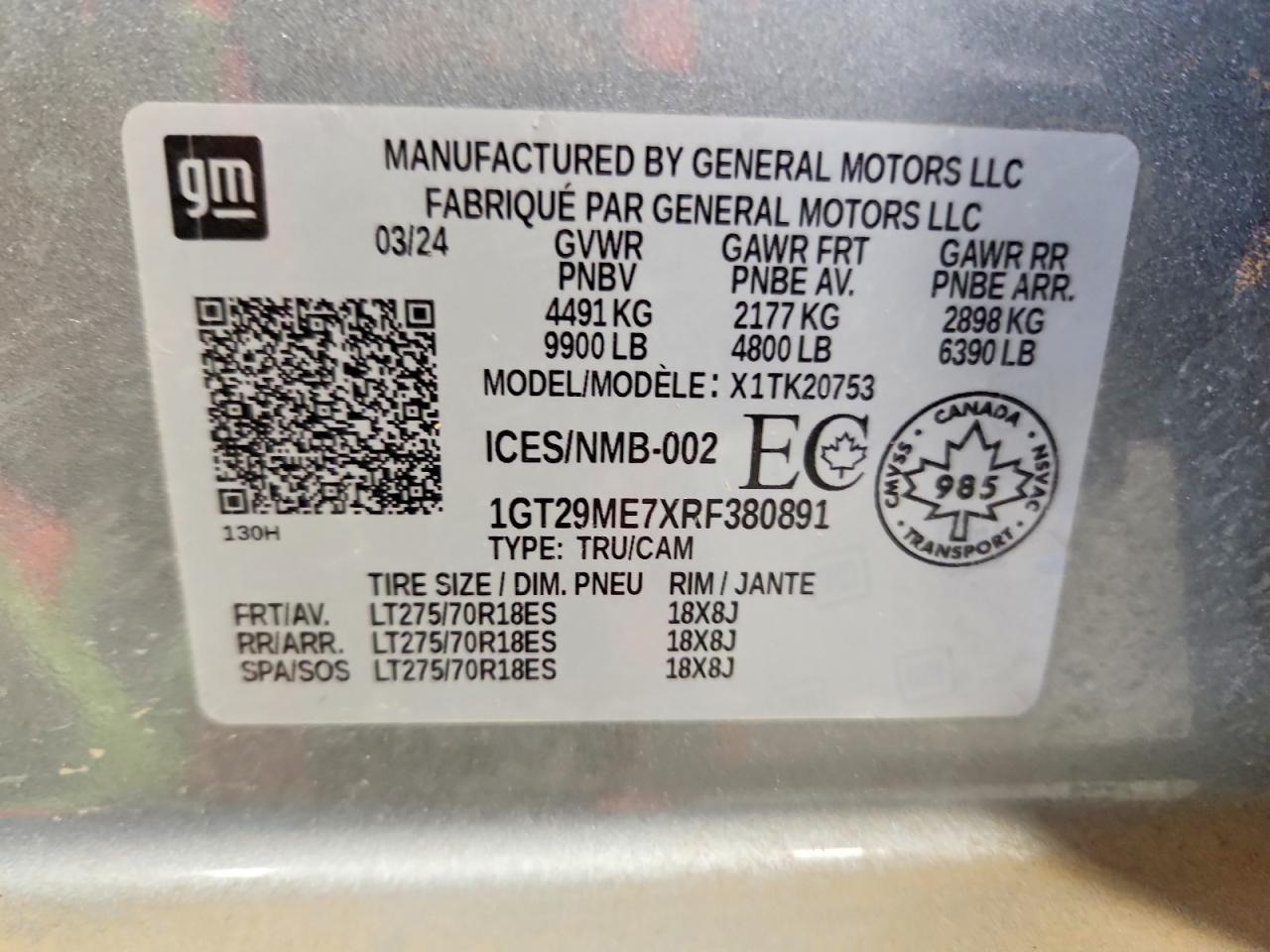 2024 GMC Sierra K2500 sle