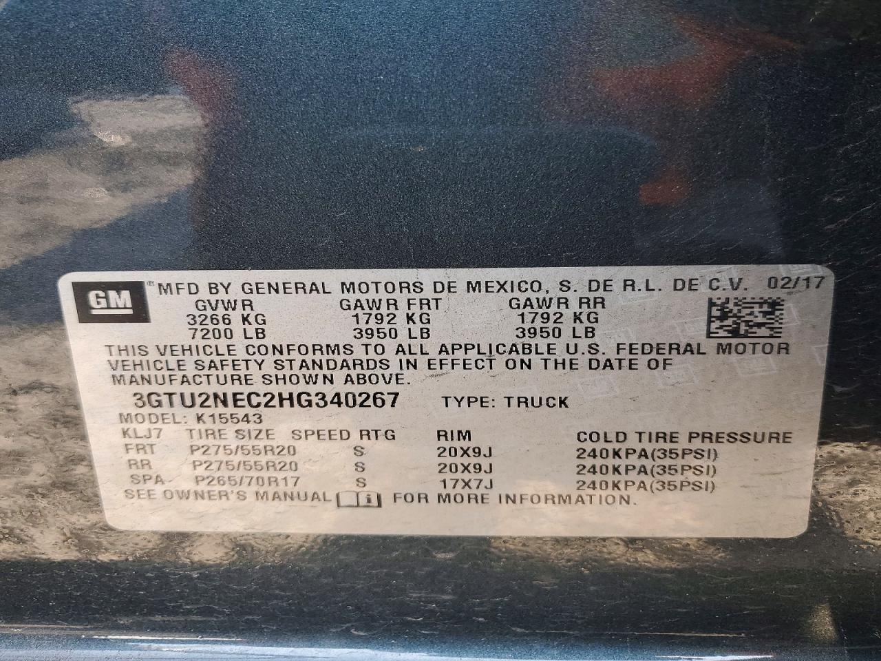 2017 GMC Sierra K1500 SLT