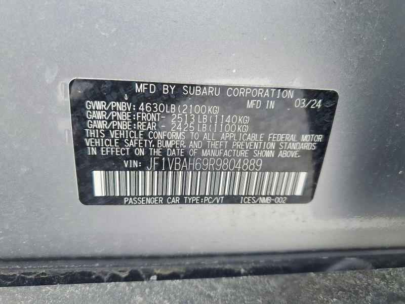 2024 Subaru Wrx Premium