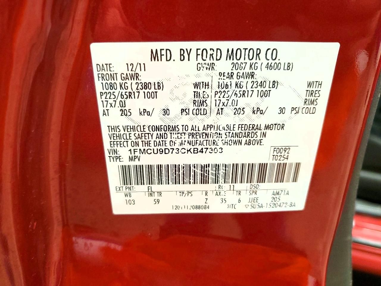 2012 Ford Escape xlt