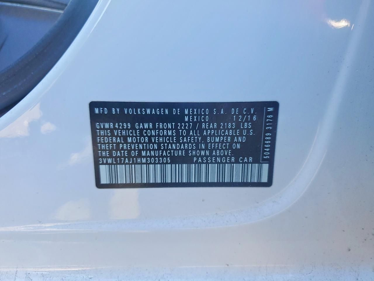 2017 Volkswagen Jetta sel