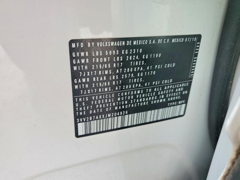 2018 Volkswagen Tiguan se