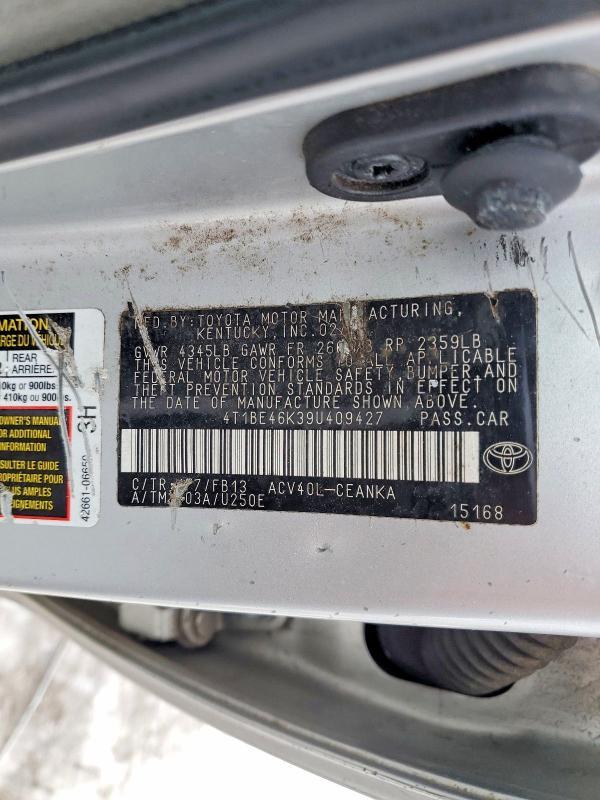 2009 Toyota Camry Base