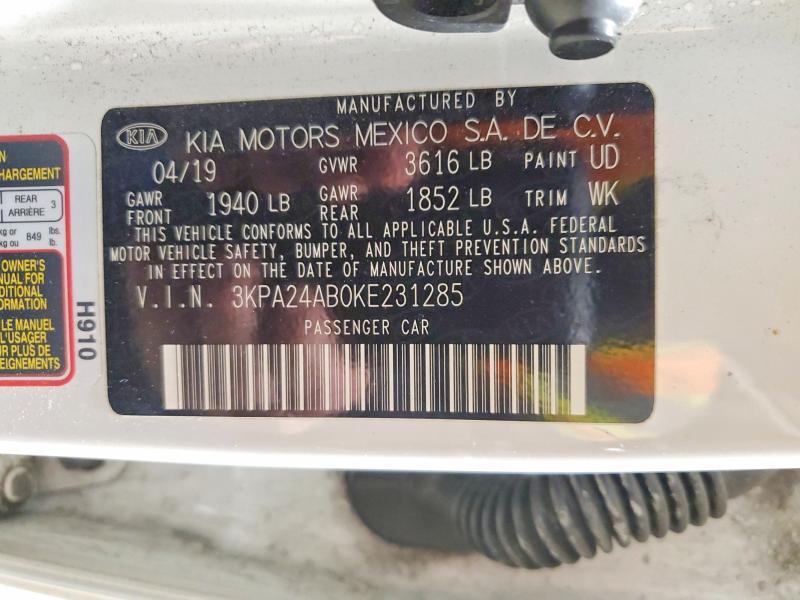 2019 KIA Rio s