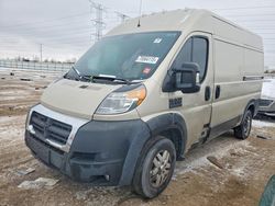 Salvage cars for sale from Copart Elgin, IL: 2017 Dodge Ram Promaster 1500 1500 High