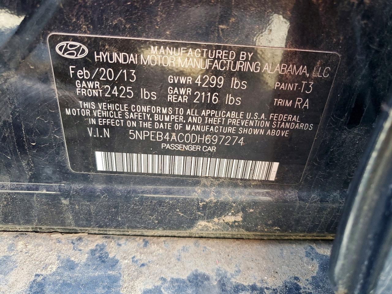 2013 Hyundai Sonata gls