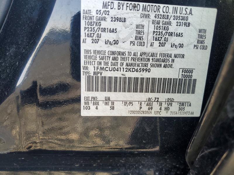 2002 Ford Escape xlt