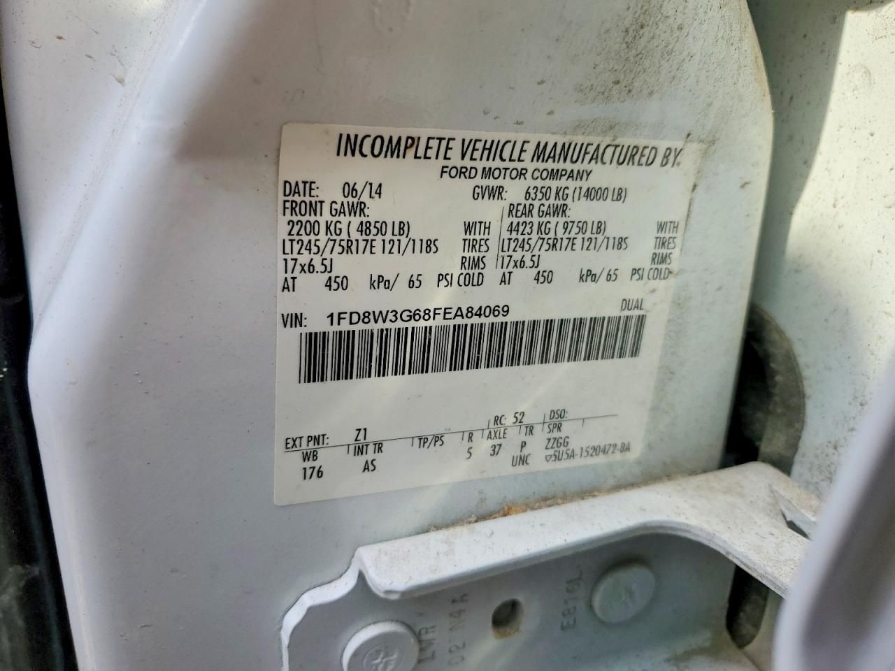 2015 Ford F350 Super Duty Utility / Service Truck