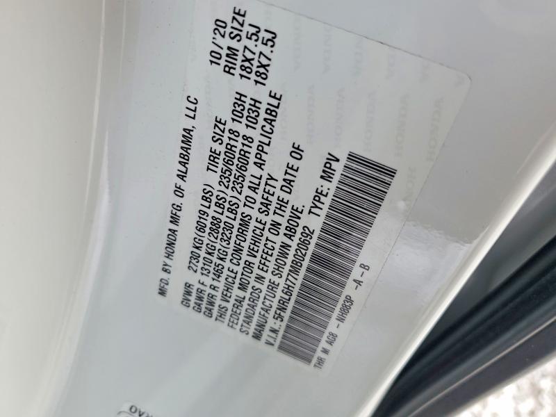 2021 Honda Odyssey exl