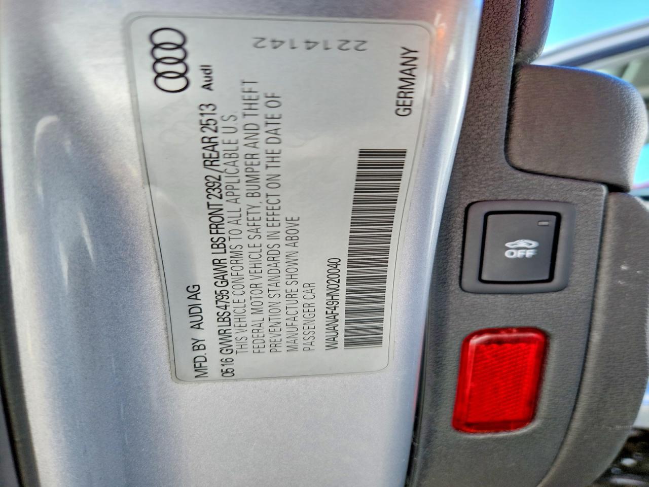 2017 Audi A4 Premium