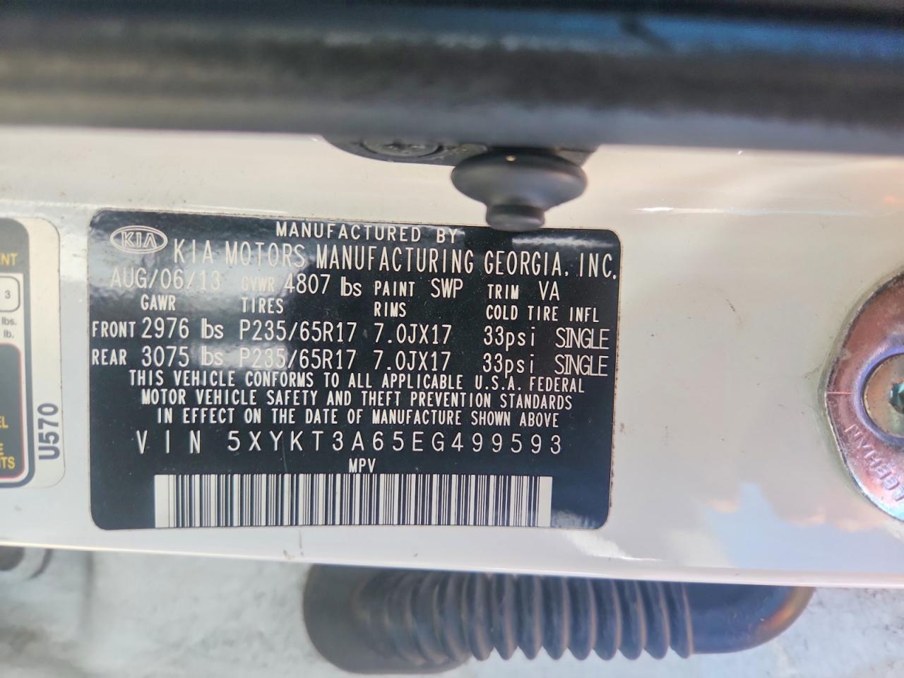 2014 KIA Sorento lx