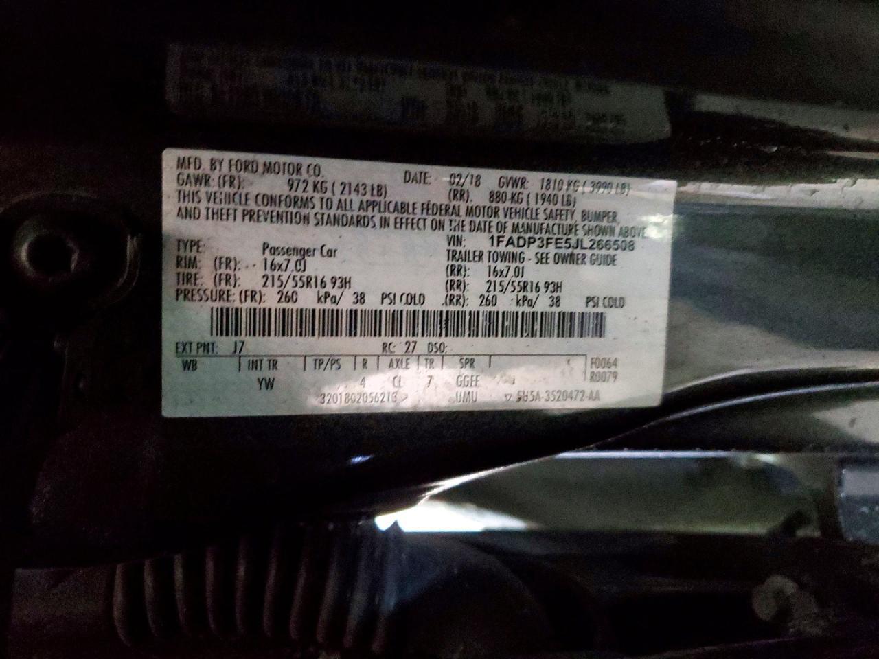 2018 Ford Focus se
