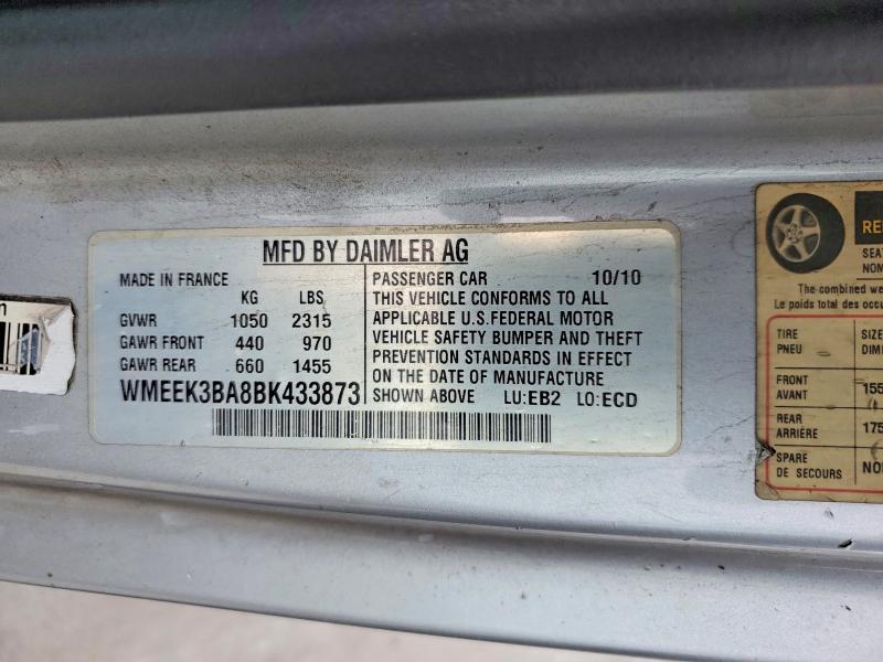 2011 Smart Fortwo Passion