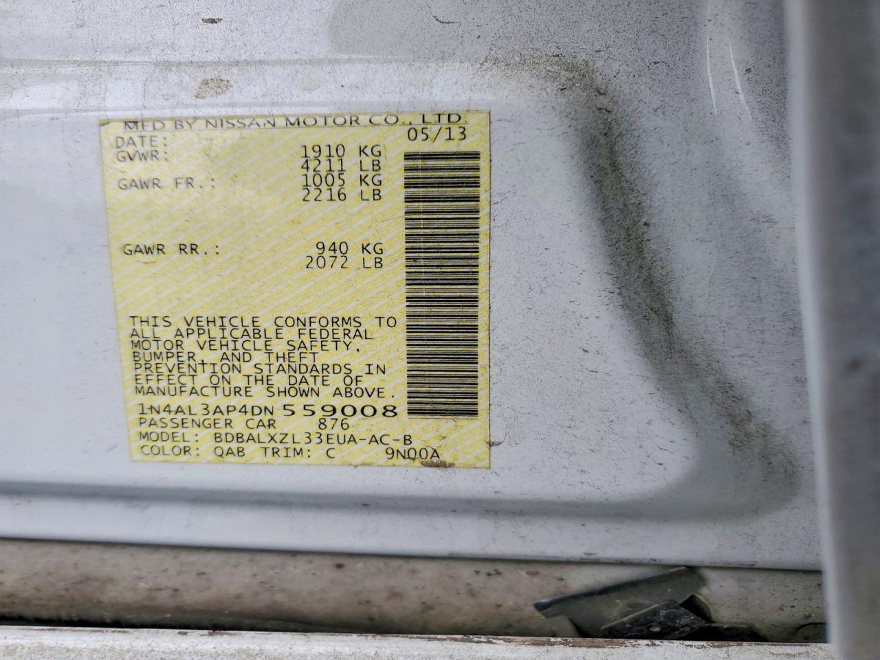 2013 Nissan Altima 2.5