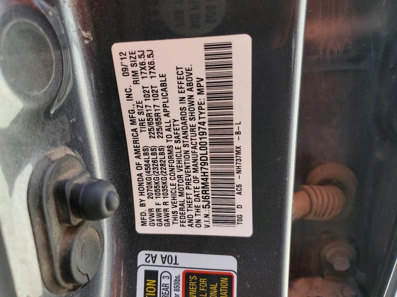 2013 Honda Cr-v exl